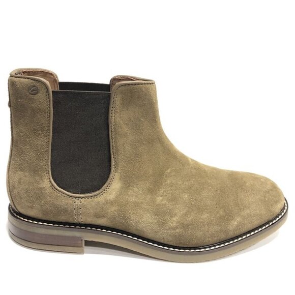 Clarks Men’s Jaxen Chelsea Boot Taupe Size 10W - Picture 1 of 6